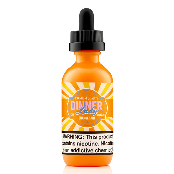 Original Dinner Lady Orange Tart E liquid 60ml Vape Juice E-liquid ecigarette Vaporizer vape liquid juice 3mg