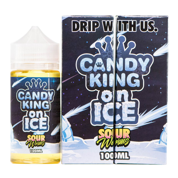 Original Candy King On Ice Sour Worms E Liquid 100ml Vape Juice E Liquid Vaporizer Juice