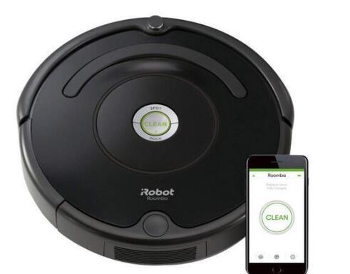 Official Robot Roomba 671 Robot Vacuum with Wi-Fi Connectivity Works with Alexa Good for Pet Hair Carpets and Hard Floors Clear Outlet