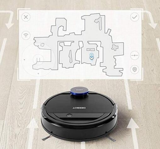 Top Original ECOVACS DEEBOT OZMO 930 Smart Robotic Vacuum Intelligent Mapping OZMO Mopping Technology and Compatible with Alexa Hot Sale