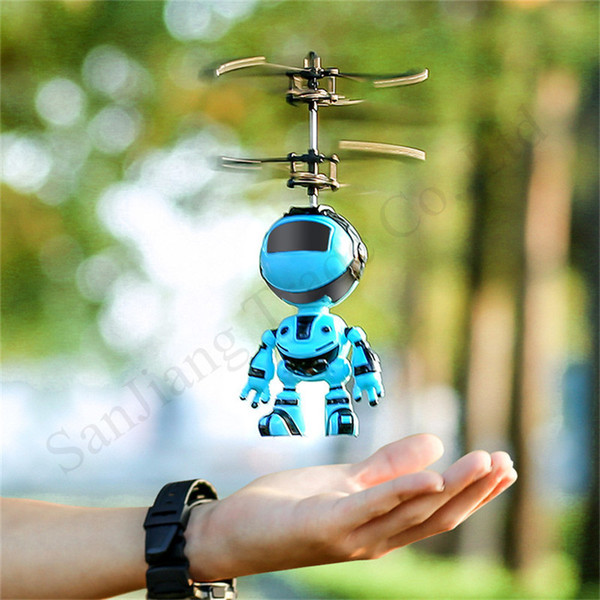 LED Unicorn Dinosaur Robot RC Flying Toys Electronic Infrared Aircraft Remote Control Cartoon Helicopter Kids Flying Animals Toys Gift E1304