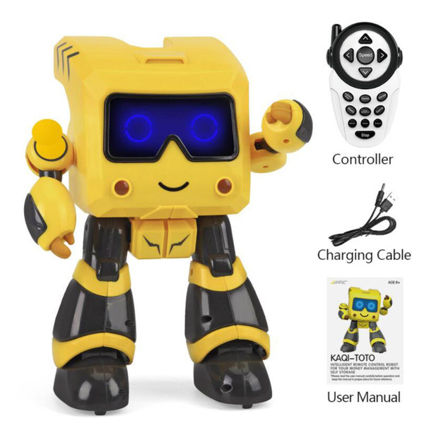 Children's Robot Children's Intelligent Remote Control Robot Early Education Machine Dance Programming Story Brain Development Toy Gift R17