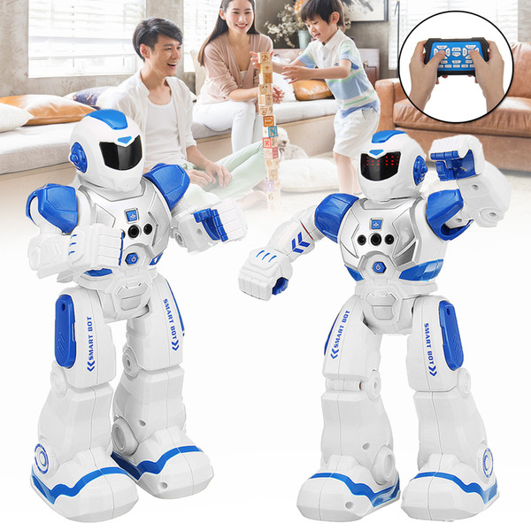 Rc Robot Intelligent Remote Control Smart Robot Toys Biped Humanoid Robot For Kids Educational Children's Toy Birthday Gift T190622