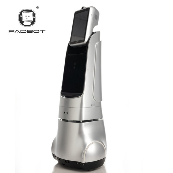 PadBot X1 Multilanguage Chat Service Robot, Product Introduce Receptionist Robot, Face Tracking Recognition Robot, Greeting Robot