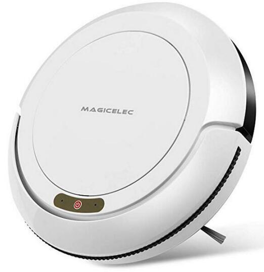 Original White Robotic Vacuum Cleaner1300Pa Strong Suction Drop-Sensing Technology Cleans Hard Floors Thin Carpet On Sale