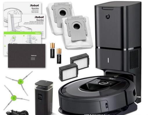 NEW ARRIVAL IROBOT ROOMBA I7 ROBOTIC VACUUM CLEANER WITH AUTOMATIC DIRT DISPOSAL AND WI-FI CONNECTIVITY HOT SALE