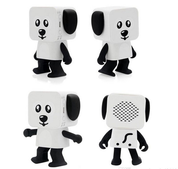 2018 Mini Super Cut Smart Dancing Robot Dog Bluetooth speaker Multi portable Bluetooth Speakers New years Christmas Gift For Child Kids Hot