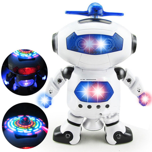 Smart Space Dance Robot Electronic Walking Toys With Music Light Gift For Kids Astronaut Toy to Child