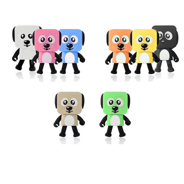 2018 Mini Super Cut Smart Dancing Robot Dog Bluetooth speaker Multi portable Bluetooth Speakers New years Christmas Gift For Child Kids