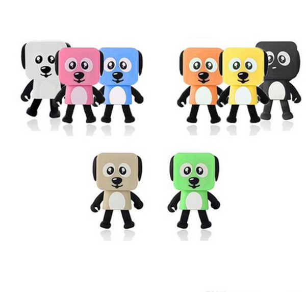 2018 Mini Super Cut Smart Dancing Robot Dog Bluetooth speaker Multi portable Bluetooth Speakers New years Christmas Gift For Child Kids