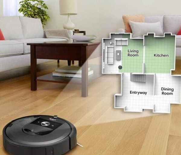 Outlet iRobot Roomba i7 Wi-Fi Connected Robot Vacuum 7150 Works with Alexa Ideal for Pet Hair Carpets Hard Floors Hot Sale