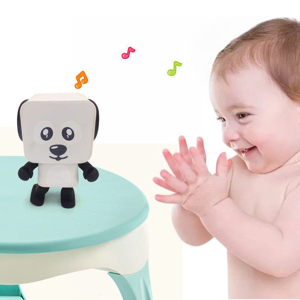 2018 New Mini Multi-function party the bluetooth speakers robot Small dog dancing child toy sound