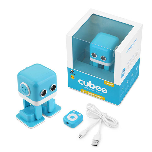 Cubee Robot Smart intelligent Dance Robot F9 toy Electronic Walking Toys App control Robot Gift For Kids Education Toy DHL free