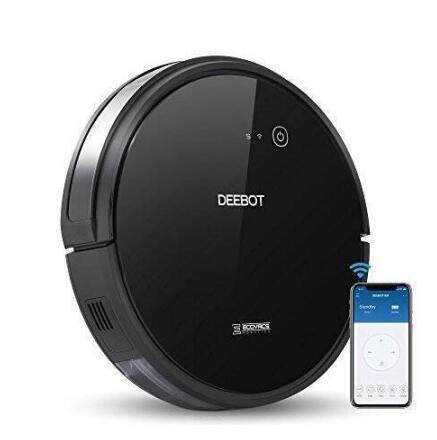 Official ECOVACS DEEBOT 601 Robot Vacuum Cleaner with S-Shaped Systematic Movement App Controls Max Mode Power Suction 2 Specialized Clean