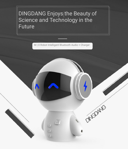 2019 SMART Robot wireless bluetooth speaker new charging treasure creative small audio company activity gifts custom LOGO