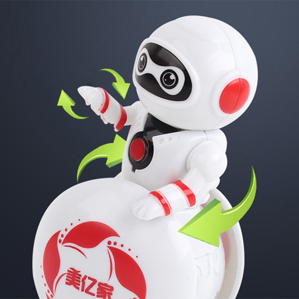 Dancing Electronics Tumbler Robots Plastic Intelligent Sound And Light Music Robot Electronic Toy With Light Christmas Gift For Kids Toys