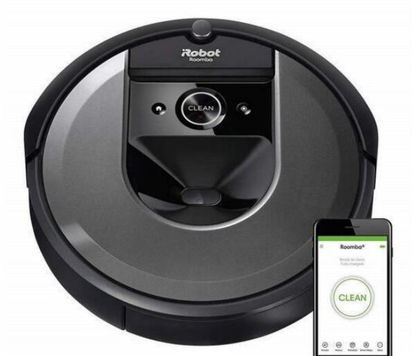 Outlet Official iRobot Roomba i7 Wi-Fi Connected Robot Vacuum 7150 Works with Alexa Ideal for Pet Hair Carpets Hard Floors On Sale