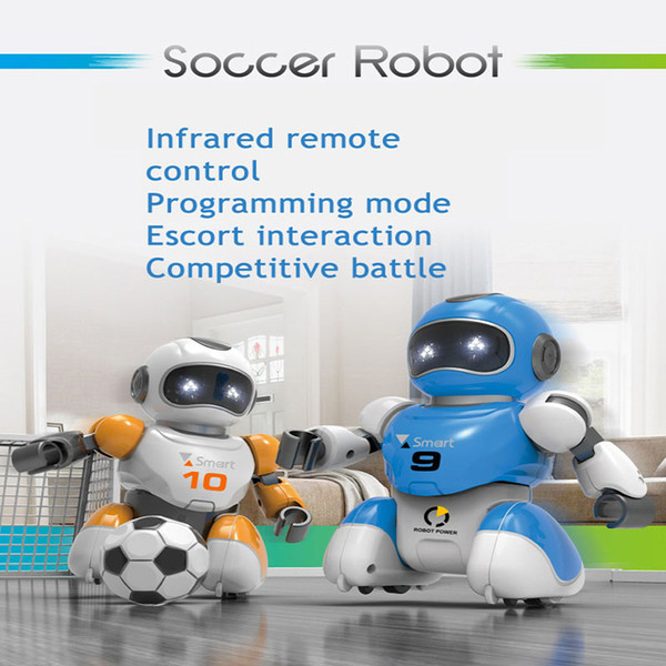 1 Set Smart USB Charging Remote Control Soccer Robot Toy Singing And Dancing Simulation RC Intelligent Football Robots Toys