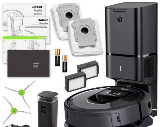 Original Arrival iRobot Roomba i7 Robotic Vacuum Cleaner with Automatic Dirt Disposal and Wi-Fi Connectivity Outlet