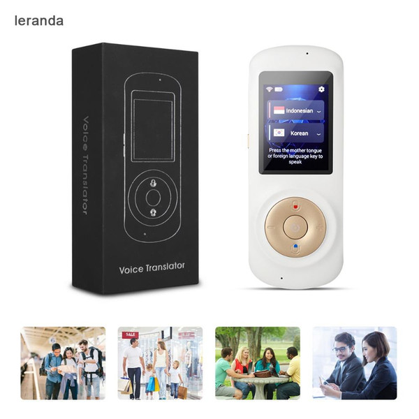 T2S Smart Voice Translator mini Handheld Smart Real Time WIFI Voice Translator 52 Languages Multilingual Travel Translator