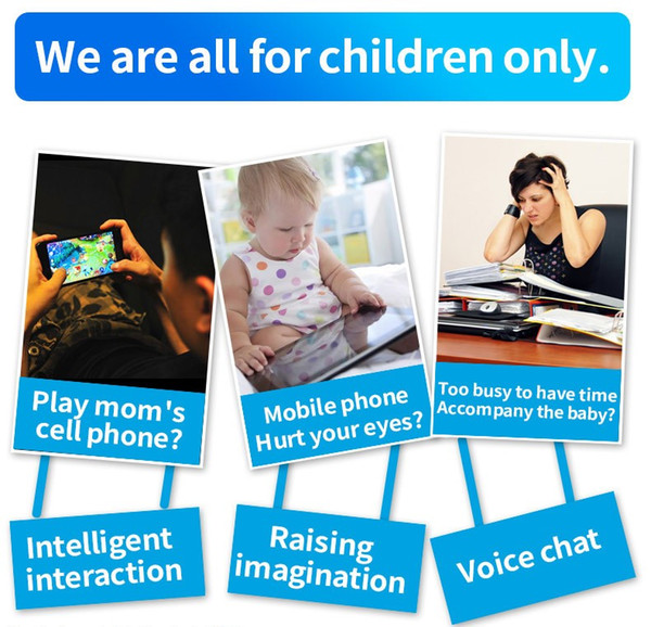 Home companion toy children intelligent robot early education machine WIFI voice dialogue children learning machine music jukebox interphone