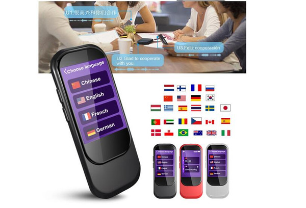 N9 2.4-inch Portable Touch Screen Translator Smart 4G WiFi Global Online 28 Languages Real time Instant Voice Translator