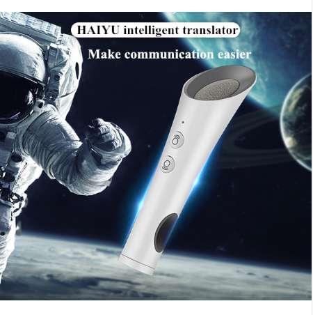 Haiyu HY-808 Real-time Simultaneous voice translator Chinese English cantonese intelligence voice translation Bluetooth