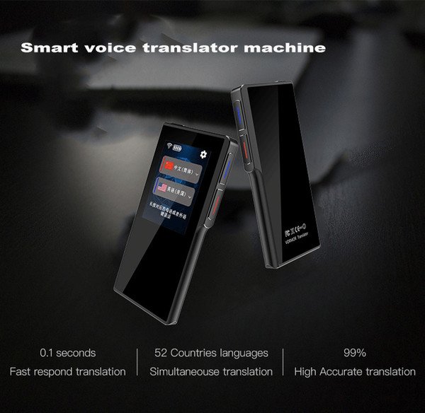 Amazon Hot Sale 2.4 INCHES Portable Voice Translator WIFI Support 41 Language Translator Machine Tool Dropshipping