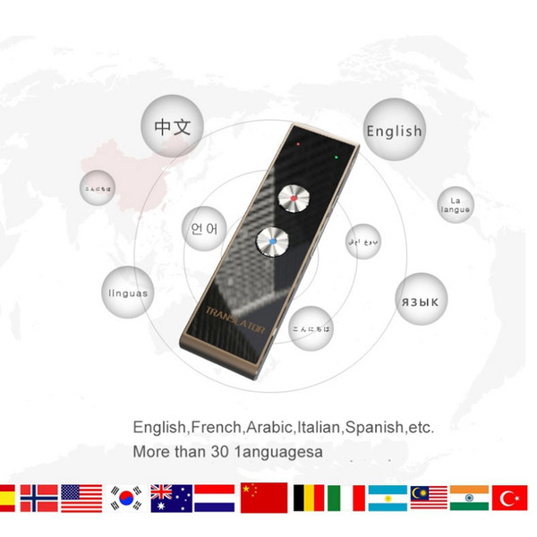 30 Multi-Language Translation Smart Speech Voice Translator Two-Way Real Time For Learning Travel Business Meeting Dropshipping