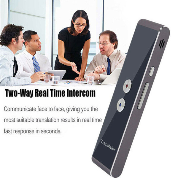 Smart Instant Voice Translator 40+ Languages T8 Real Time Multi-Languages Speech Interactive Translation Tool Bluetooth Portable