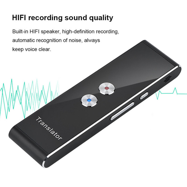 T8 Voice Translator Portable Bluetooth 2.4G Smart Pocket Interpreter Intelligent Real Time Speech 40 Multilingual Translator