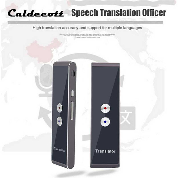 Caldecott New Portable Smart Voice Translator for Learning Travel Business Meeting 3 in 1 voice Text Photo Language Translator