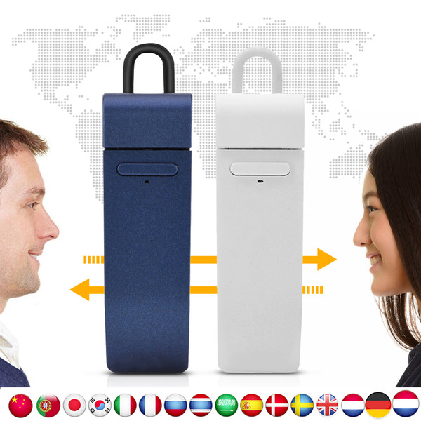 VBESTLIFE Multi-Language instant translator voice Real-time translate with bluetooth earphone traductor for Business Learning