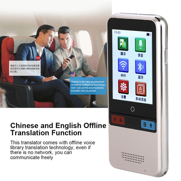 Interpreter Translator Portable Voice Translator Russian Language Real Time Traductor 45 Languages Intelligent Travel