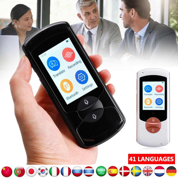 Portable Smart Voice Instant Translator Touching Screen 41 Languages Real Time traductor For Learning Travelling Business