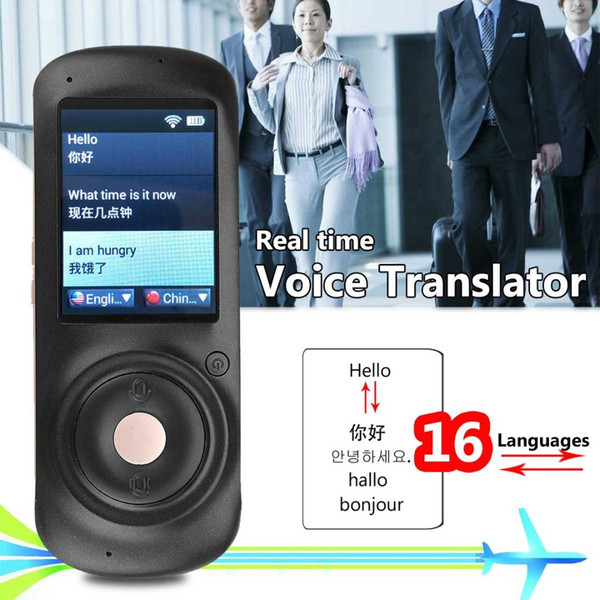 Instant Smart Voice Translator 16 Language Portable Real Time Traductor Abroad Translation Travel Learn Business Meeting Outdoor