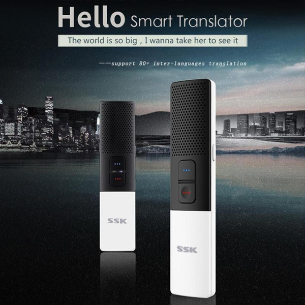 SSK STT01 Portable Smart Voice Translator Two-Way Real Time Translator 30 Languages for Learning Travel Business Meeting