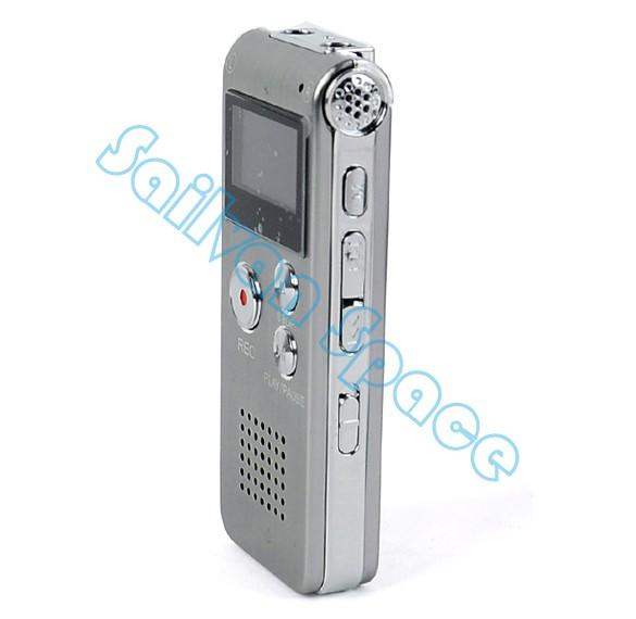 Wholesale-High Quality Multifunctional Rechargeable 8GB 650HR Digital Audio Voice Recorder Dictaphone MP3 Player FM #11 4878