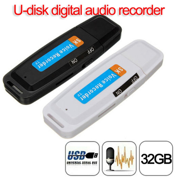 U-Disk Digital Audio Voice Recorder Pen USB Flash Drive voice recorder up to 32GB Micro SD TF Card Mini Dictaphone pen