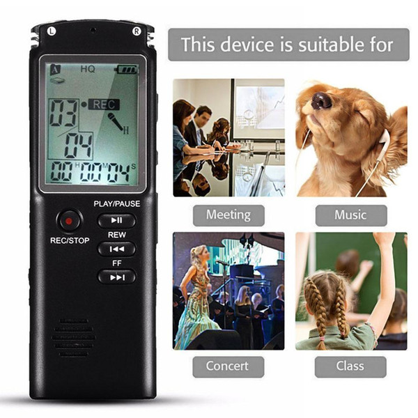 T60 4GB 8GB 16GB 32GB USB Pen Digital Voice Recorder Activated Audio recorder Mp3 player Dictaphone,Support TF-Card