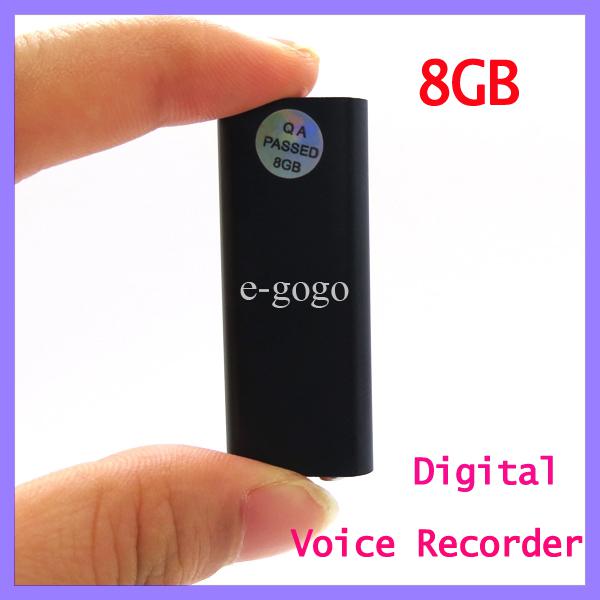 Pocket 4GB 8GB Mini REC USB Digital Sound Audio Voice Recorde MP3 Music Player