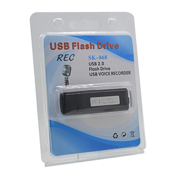 High Quality Digital 8GB USB Voice Recorder Mini Activated Audio Recorder Dictaphone Flas Pen Rechargable Gravador de voz Profes