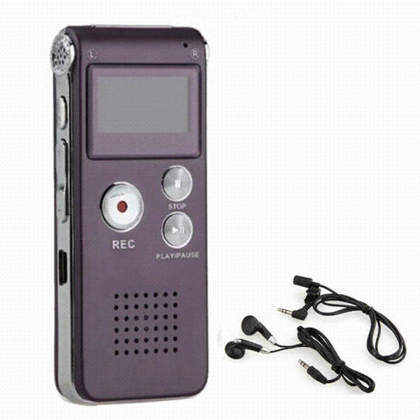 8GB Mini Sound Digital Voice Recorder 650Hr Dictaphone MP3 Player Wine gravador de audio espiao grabadora de voz espia registro