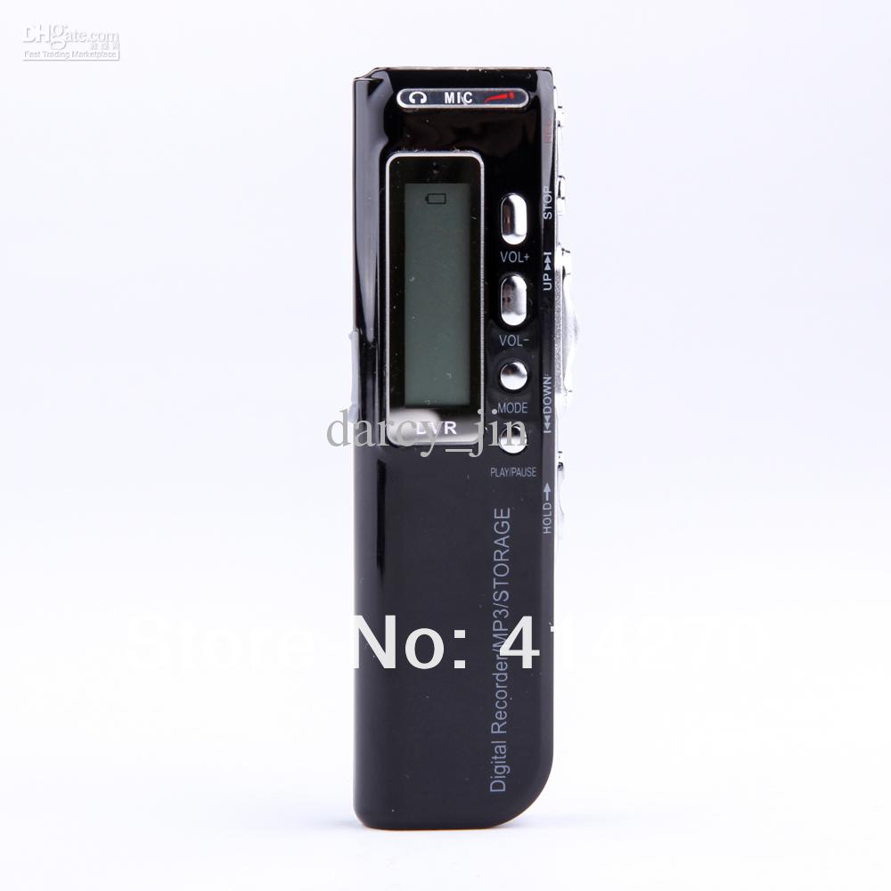 New 8G 8GB USB 650hrs Digital Audio Voice Recorder Dictaphone Recorder Telephone MP3 storage Black Free Shipping