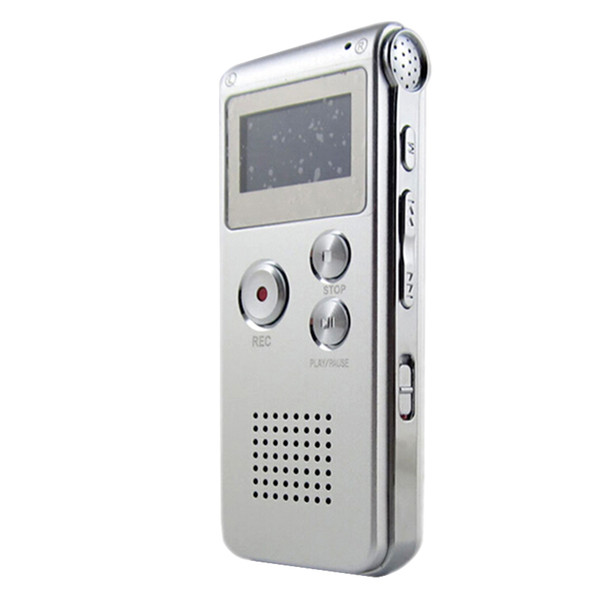 Wholesale-2016 New Arrival Rechargeable 8GB 650Hr Digital Audio/Sound/Voice Recorder Dictaphone MP3 Player High Quality