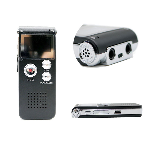 Wholesale-Voice Recorder 8GB Brand Mini USB Flash Digital Audio Voice Recorder 650Hr Dictaphone MP3 Player