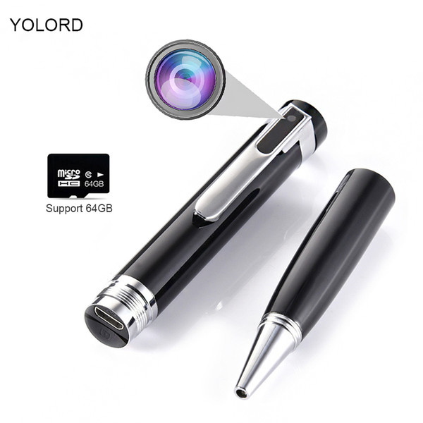 HD 1080P Professional Digital Voice Video Photo Recording Invisible Mini Camera Hand Write/Writing Pen Reporters Interview 64G