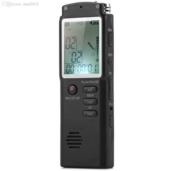 2 in 1 T60 Professional 8GB Time Display Recording Digital Voice/Audio Recorder Dictaphone MP3 Player Grabadora De Voz