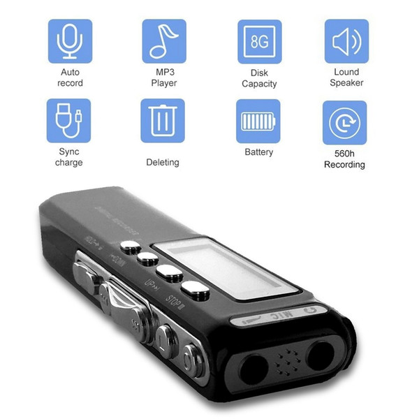 8GB mini Recorder 3 in 1 USB Flash Pen Disk Drive Digital Audio Voice Recorder Dictaphone 3D Stereo MP3 Player