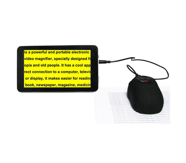 New HD Tablet Screen Magnifier Professional Mobile Screen Magnifier Portable Video Magnifier for Low Vision Reading Aid